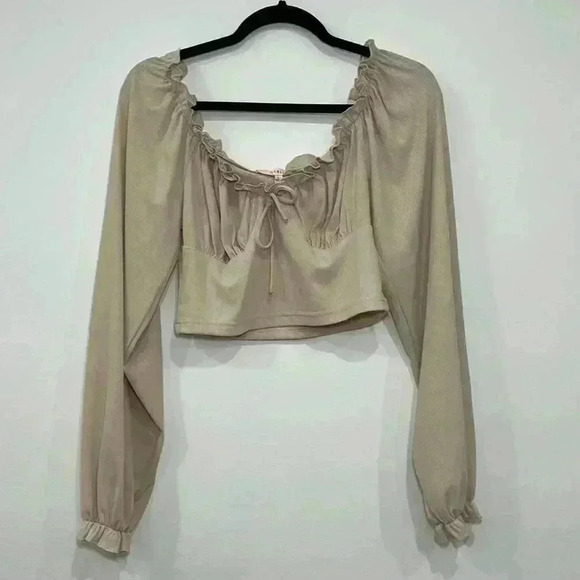 Long sleeve crop top - Picture 1 of 2